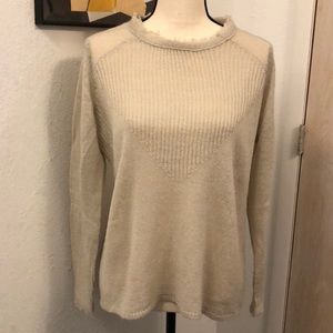 Lucky Brand Oatmeal Detailed Sweater